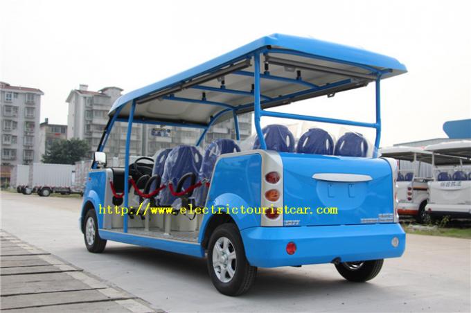 Playground Electric Tourist Car Gasoline Small Shuttle Bus With Roof  Windshield 0