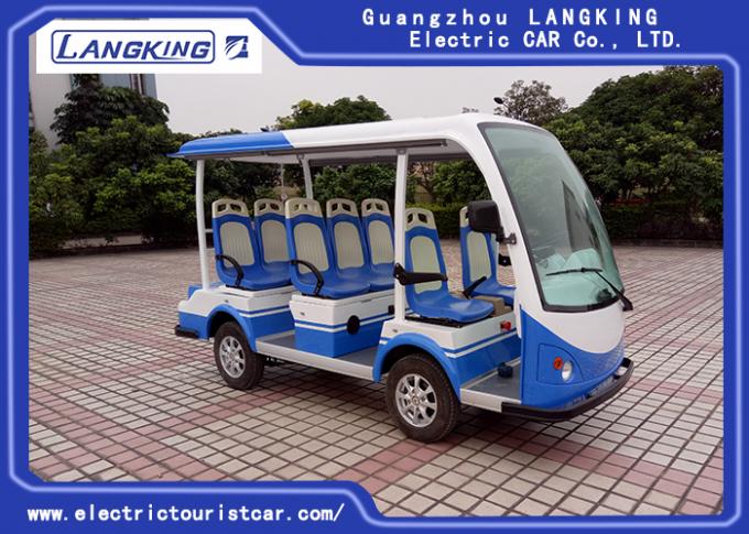 8 Seater Climbing Ability 18% Electric Tourist Car with Medical Chest for Airport 0