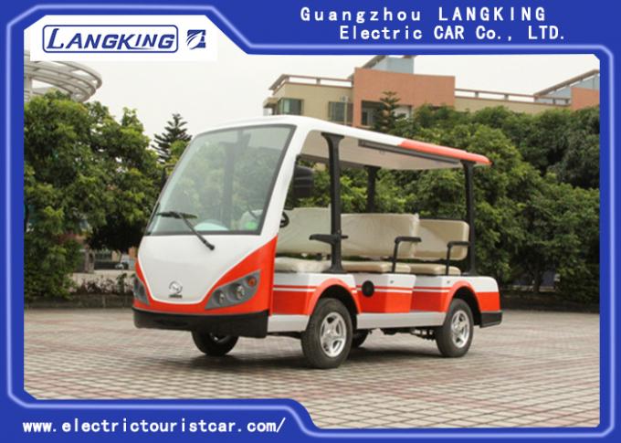 Multiple Purpose 8 Seater Electric Shuttle Bus Light Weight Superior Cruising Ability 0