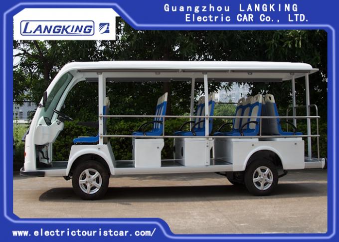 Customize Park / University Electric Sightseeing Car With 14 Seater 72V 5.5KW Dry Battery 0