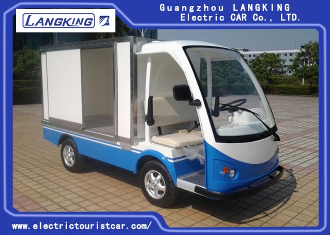 Closed Box Utility Electric Vehicle , Express Delivery Electric Transit Van 2 Seater 0