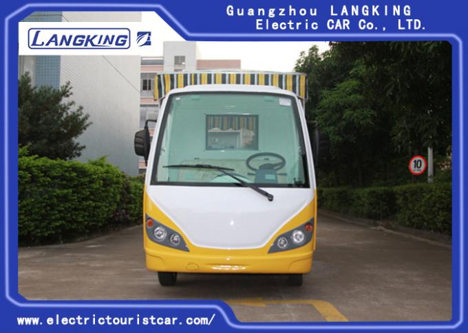 Yellow - White 15 Seater Electric Shuttle Car For School 38km/H Max Speed 0