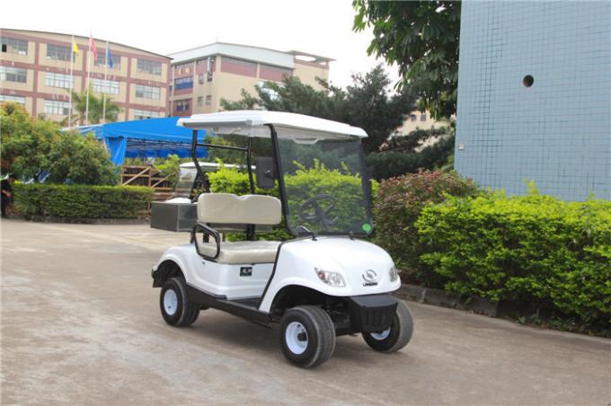 2 Person Mini Electric Golf Carts With Light / Motorised Golf Buggy With Cargo Box 0