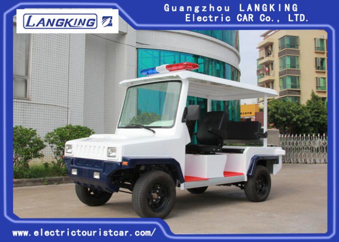 48V/4KW 5 Seater Electric Car , Electric Powered Utility Carts With Big Light On Roof 0