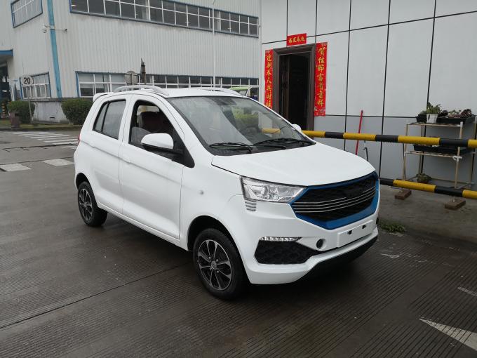 High Speed EV Electric Shuttle Car With Battery 5 Seats Closed Door Mileage Range 135KM 0