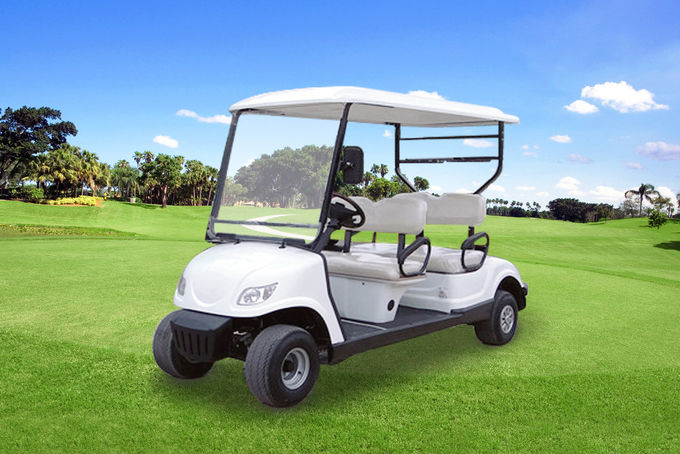 4 seats Safety Electric Golf Buggy Cart With Free Maintain Acid Battery Customized Logo 1