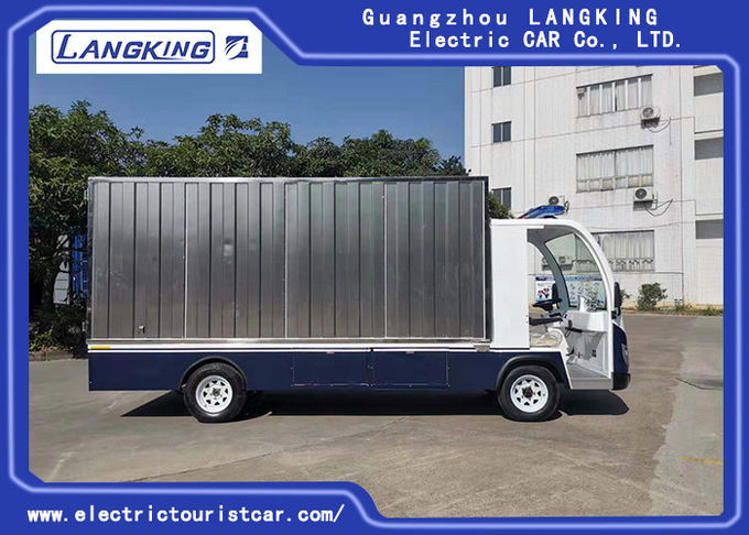 2 seats electric freight car /cargo van for electric van with tolight big cargo box 0