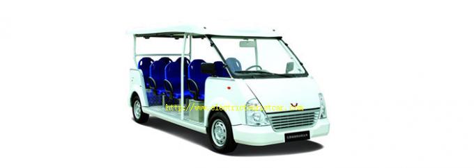 11 Seats Blue Airport Electric Car With High Frequency Onboard Charger 0