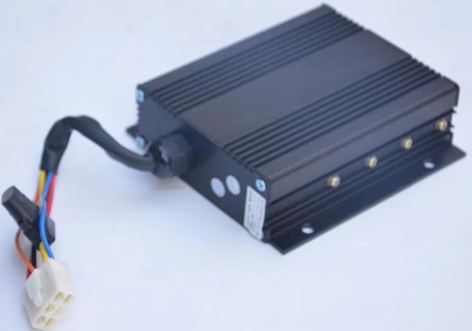 Black Electric Cart Parts Golf Cart DC Converter Dual Output Type 150mm*150mm*45.5mm 4