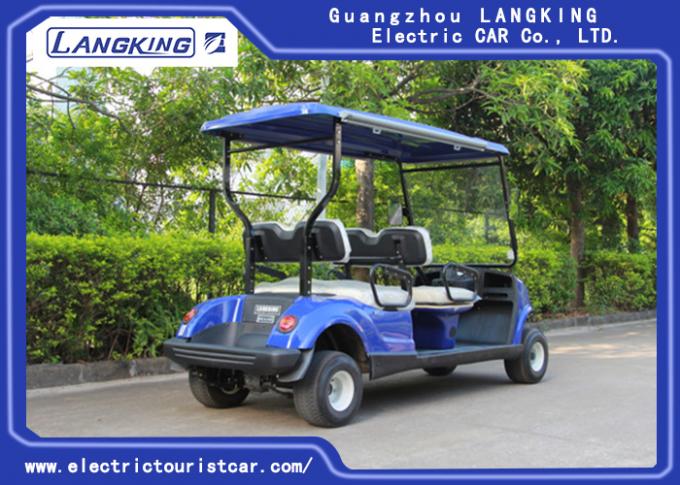 Engineering Plastic Body Electric Golf Carts, Max.speed 24km/h Electric Club Car 0