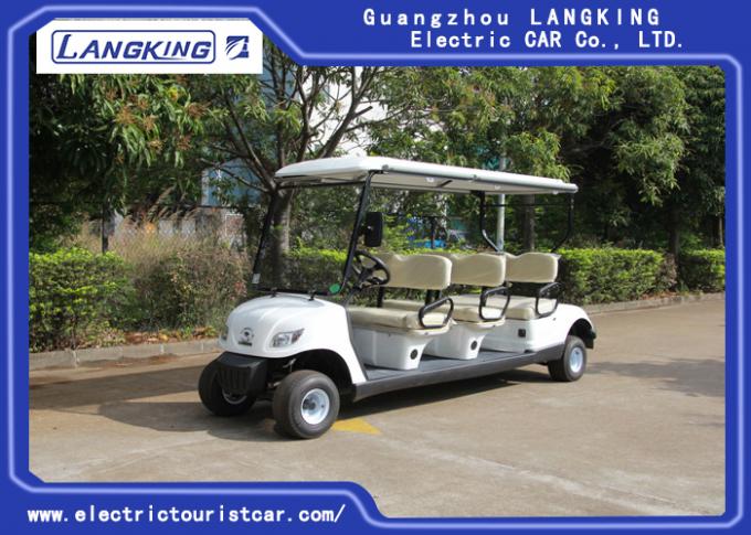 Blue Lifted Electric Golf Carts , 6 Passenger Golf Cart 25% Climbing Ability 0