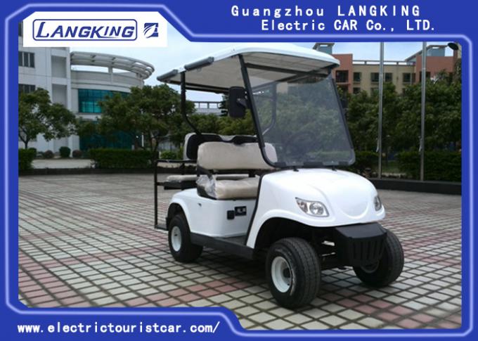 Low Speed Four Passenger Battery Operated Golf Cart Road Legal For Residential 0