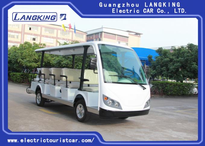14 Seater Electric Sightseeing Bus , 72v Electric Shuttle Car  for Exhibition 1