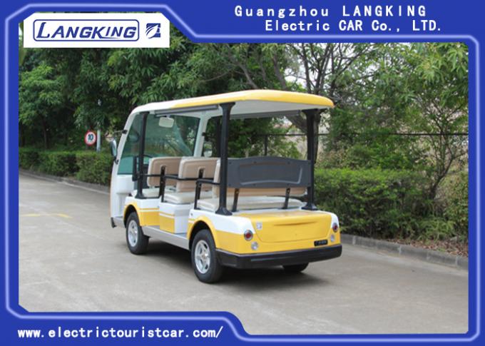 8 Seater Electric Car , 48V 5KW Dry Battery Tour Bus Y083A With Small Box For Hotel 0