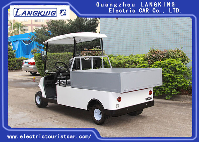 2 Seaters Electric Club Car , Electric Utility Carts 48V 3KW With Bucket 80km Range 0