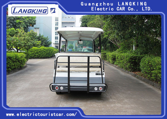 Small Electric Shuttle Car , 14 People Electric Sightseeing Bus Max.Speed 28 km/h 0