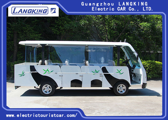 14 Seater Electric Shuttle Car Equipped With Effective Shock Absorb With Door 0